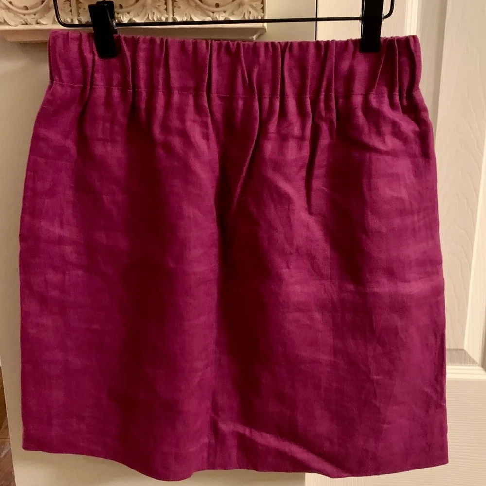 LOFT Linen Mini Skirt NWT - SZ S - Picture 3 of 7